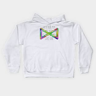 It's not an optical illusion Kids Hoodie